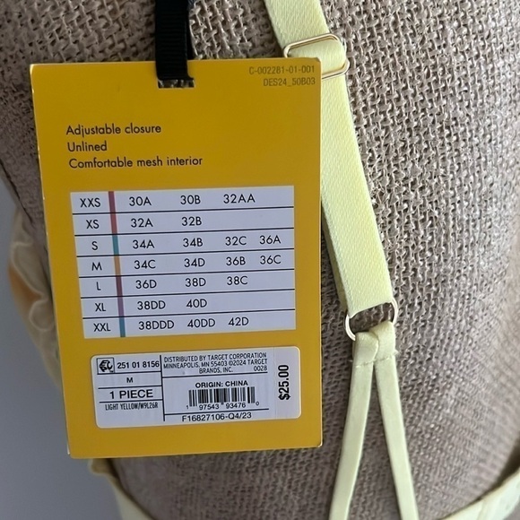 NWT DVF X Target Mesh Sunset Bralette Bra - Picture 6 of 6